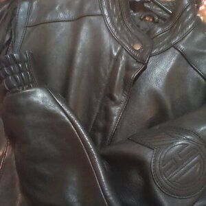 Leather Fringe Biker Jacket